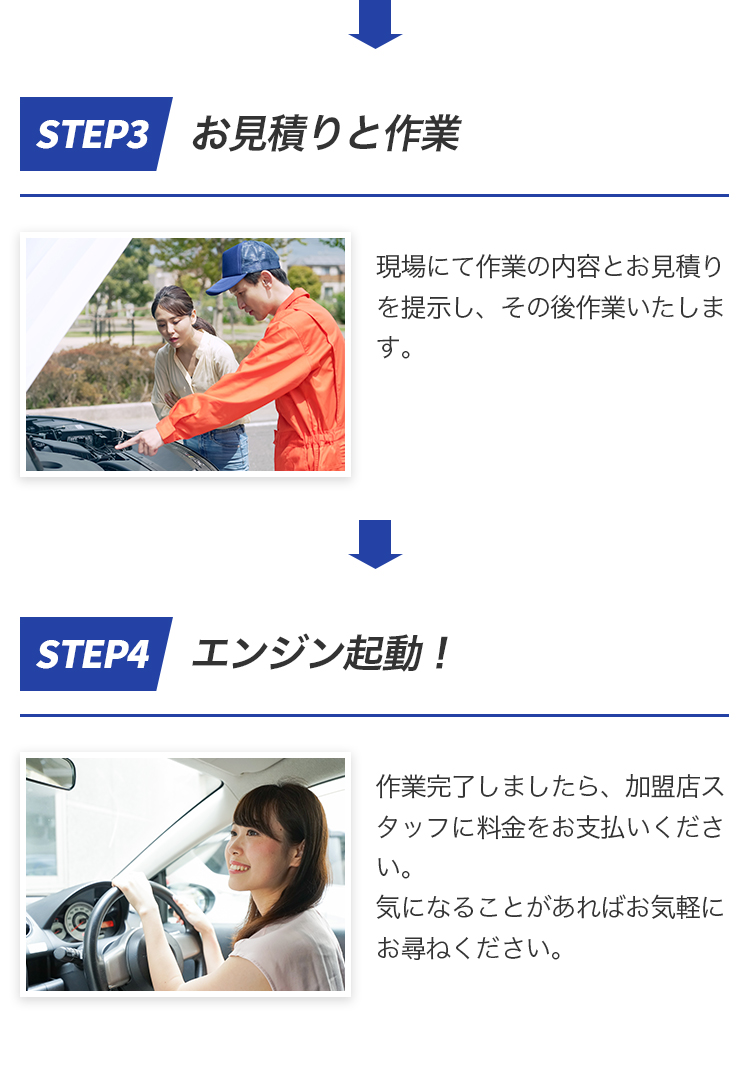 お見積りと作業